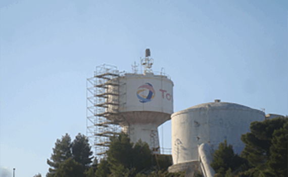 Echafaudage Chateau d'eau APM Provence